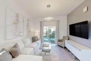 Relax in the cozy living room, perfect for unwinding after a day of adventure.