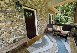 Relaxing Covered Front Porch and Main Entrance