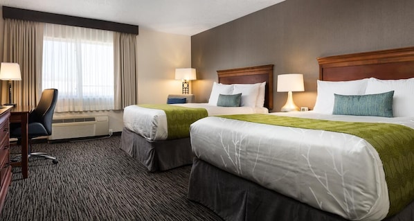 Unit with 2 Queen beds size beds