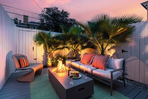 Patio w/ Fire Table