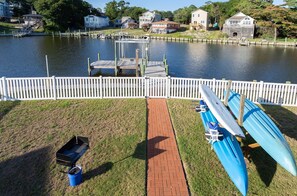 Enjoy spectacular views from this canalfront oasis.