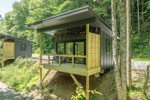 Exterior - Porch View (before hot tub was installed on porch)