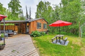 Cabin Exterior | Fire Pit w/ Seating | Keyless Entry