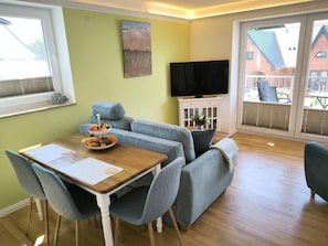 2-Raum-Ferienwohnung mit Meerblick und Balkon (Mr