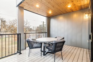 Lounge in style by the balcony!