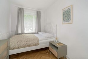Welcoming bedroom.