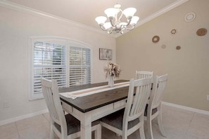 Family Dining Room with Garden View