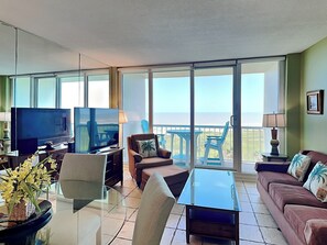 Living Room Area with Balcony Access