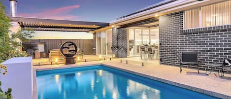 Take a dip or complete some laps in the sparkling swimming pool or simply unwind under the shade with a good book.
