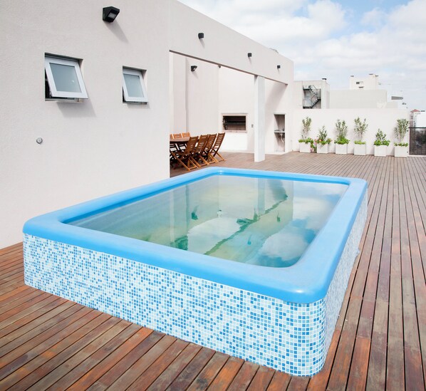 Rooftop pool