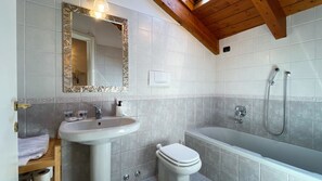 beautiful bathroom with tub
