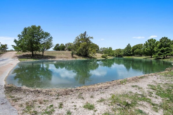 Check with us about current water levels at the ranch. You're welcome to bring kayaks, tubes, and other water recreation gear!