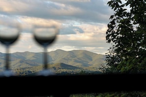 Blick von der Unterkunft