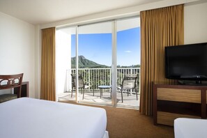 Unit with 2 Double beds. Exact unit will be assigned upon arrival. Views, colors and decor may vary.