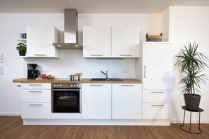 Landsuite Heiligenberg, 67 qm, 2 Schlafzimmer, max. 4 Personen-Küchenzeile