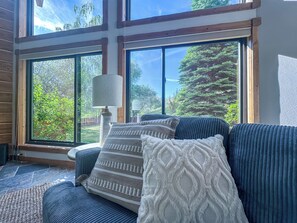 Large beautiful windows with beautiful views