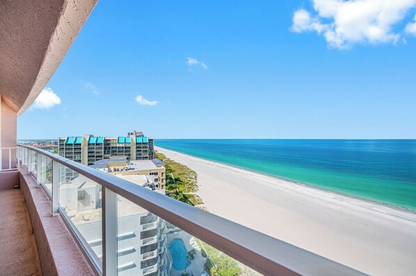 Large Balcony with Gulf View