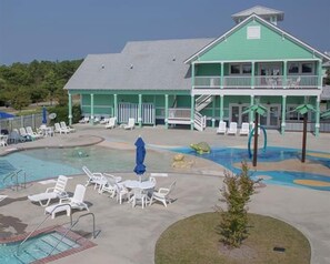 Enjoy island-inspired recreation at the Elbow Beach Pool Park, with splash zones and pool areas in Bermuda Bay.
