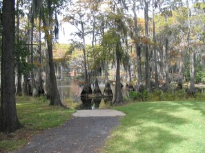 Private boat ramp