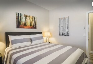 upstairs second bedroom with queen bed
