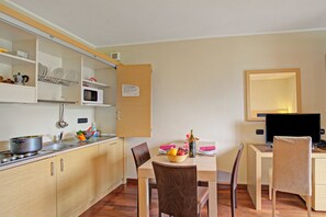 Kitchen and dining area