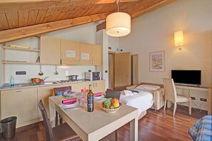 Kitchen and dining area