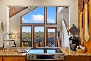 You will love the view as you cook the meal
