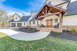 Beautiful stone entranceway