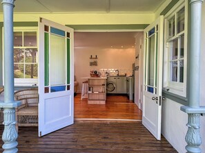 Entrance to cottage