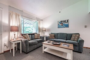 Living room with pullout sofa