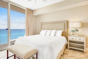 Bedroom with a king bed