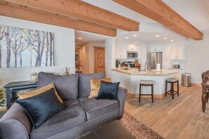 Living Room + Dining Area