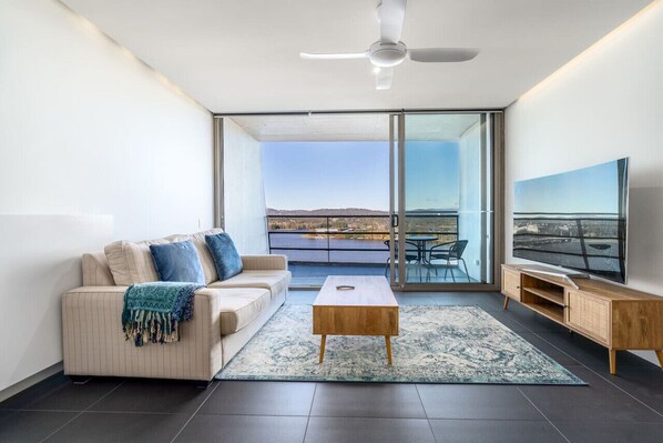 The simplicity makes it classy. You can open the glass door if you wish to have some fresh air.