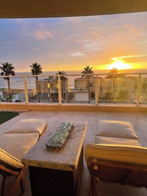 Relax watching the breathtaking sunsets in the balcony.  