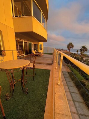 Large balcony to relax and enjoy  the amazing and serene surroundings.
