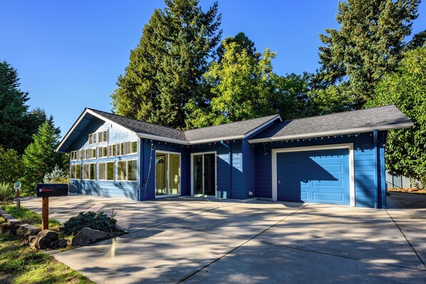 Private single story home