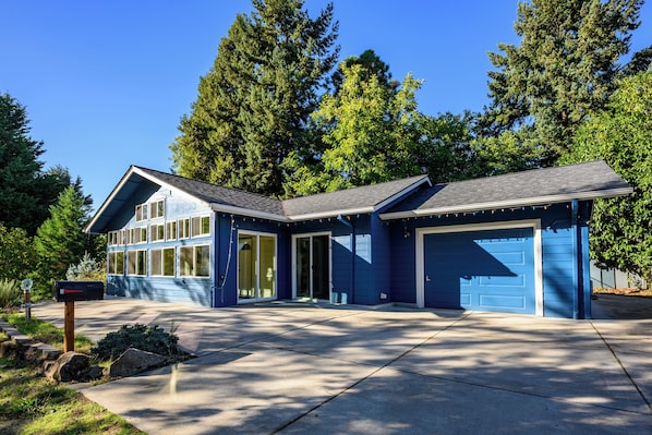 Private single story home