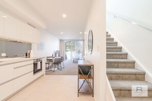 Freshly renovated and modern.