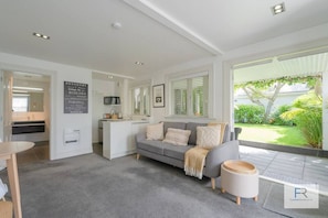 Living Area with Garden View