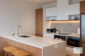 Modern fully equipped kitchen