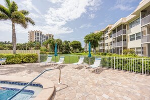 Heated pool only steps away—accessible from lanai or front entrance