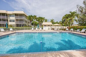 Heated pool only steps away—accessible from lanai or front entrance