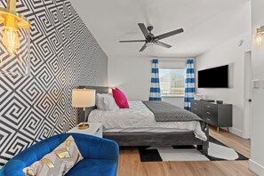 Retreat to your own haven of tranquility in our thoughtfully appointed bedroom.
