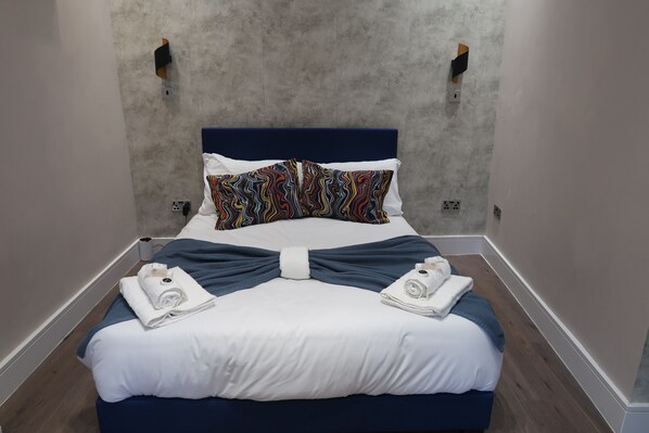 Bedroom 1 with en suite bathroom
