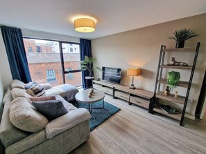 Relax with family and friends in our super stylish living space