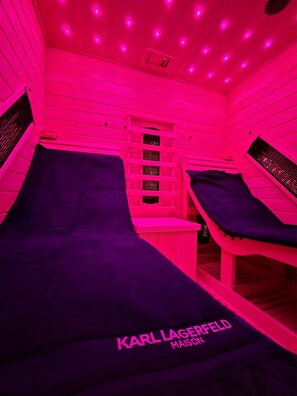 SAUNA INFRAROUGE 2 PLACES ALLONGEES