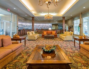 Front desk lobby in registration building/clubhouse