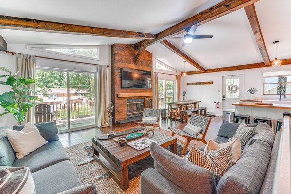 Pocono Summit Vacation Rental | 3BR | 2BA | Stairs Required | 1,638 Sq Ft