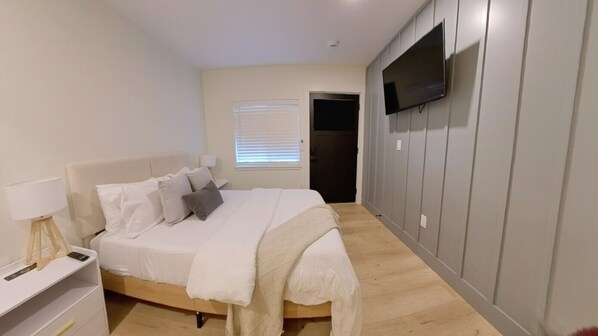 Welcome to your cozy and modern studio retreat! This thoughtfully designed pet-friendly space is perfect for solo travelers, couples, or anyone looking for a comfortable and convenient getaway.