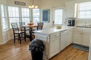 Sea View Cottage Kitchen and Dining Space with Beach View
